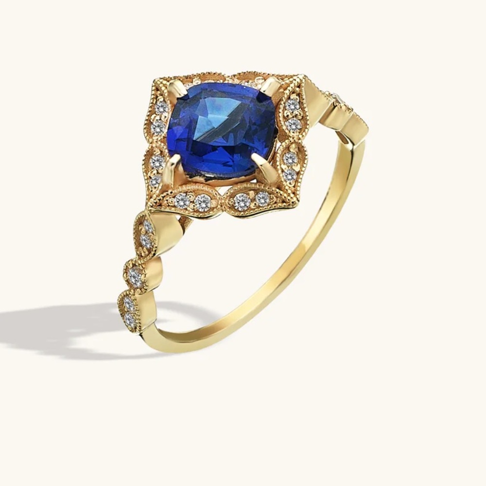14k Vintage engagement ring